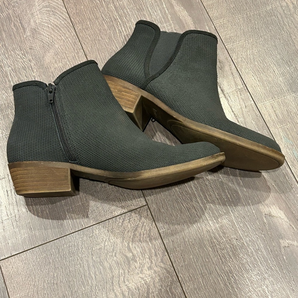 Gray Ankle Boots